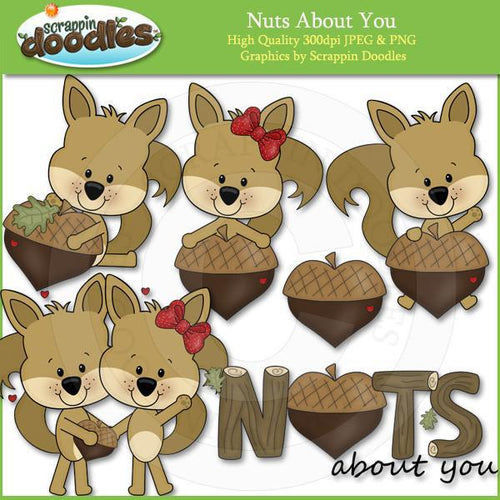 Nuts About You Clip Art Download