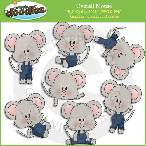 Overall Mouse Clip Art Download