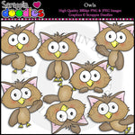 Owls Clip Art & Line Art