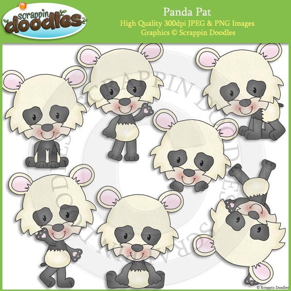 Panda Pat Clip Art