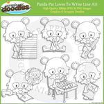 Panda Pat Loves to Write