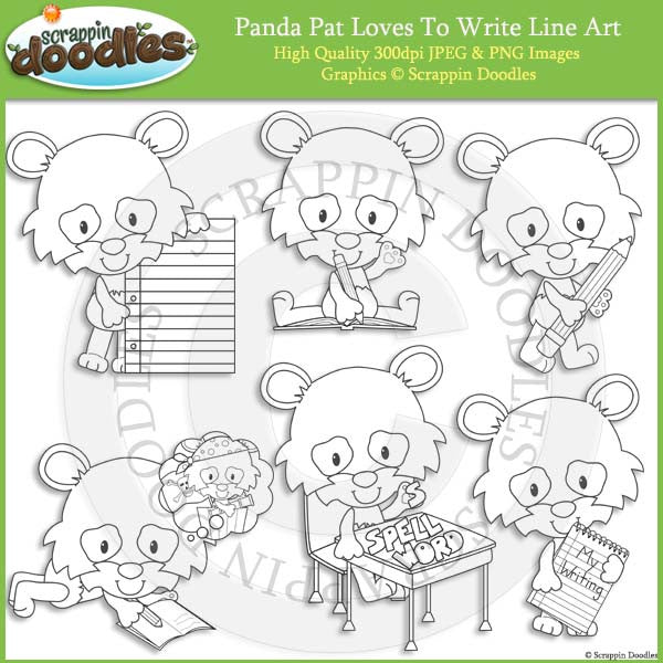 Panda Pat Loves to Write