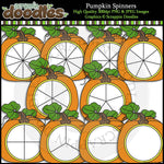 Pumpkin Spinners Clip Art & Line Art