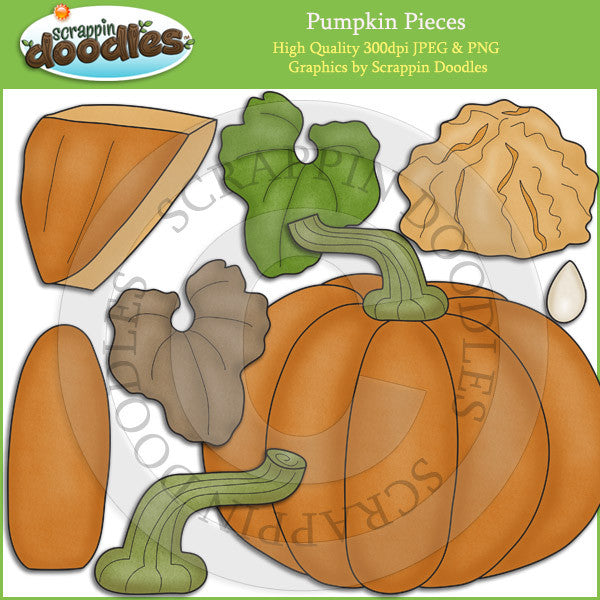 Pumpkin Pieces Clip Art Download