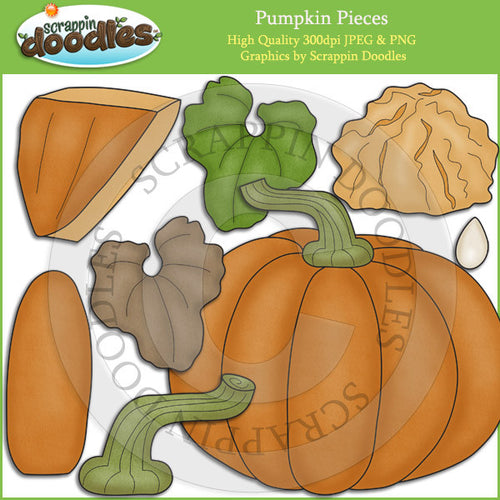 Pumpkin Pieces Clip Art Download