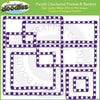 Checkered Borders & Frames BUNDLE