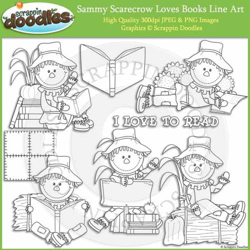 Sammy Scarecrow Loves Books