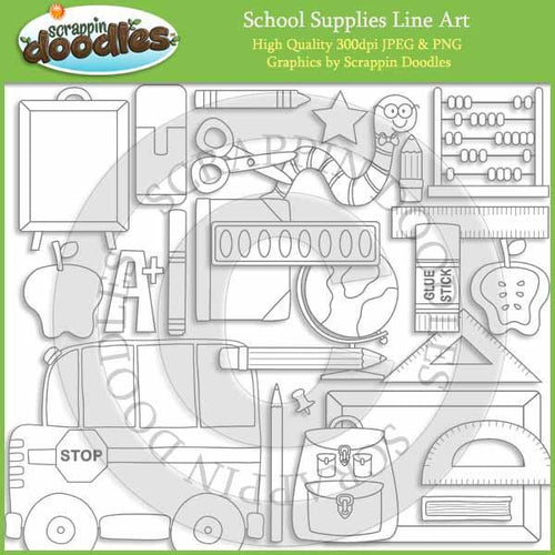 School Clip Art Collection Commercial Use