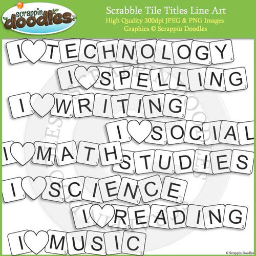 Scrabble Tile Titles