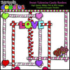 Sweet Valentine Candy Full Page Borders