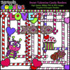 Sweet Valentine Candy Full Page Borders