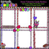 Sweet Valentine Candy Full Page Borders