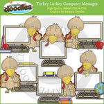 Turkey Lurkey Computer Messages Clip Art Download