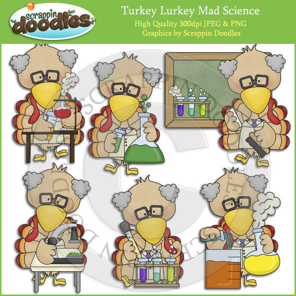 Turkey Lurkey Mad Science Clip Art Download