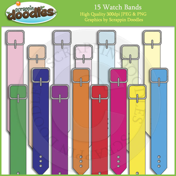 Colored Watch Bands for Watch Template Download