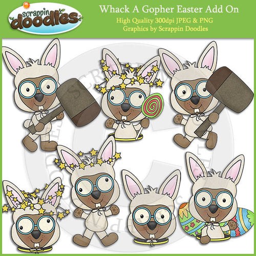 Whack A Gopher Easter Add On Clip Art Download