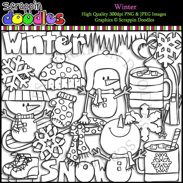Winter Clip Art Commercial Use