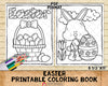 Easter Coloring Book - Kids Coloring Pages - Printable PDF