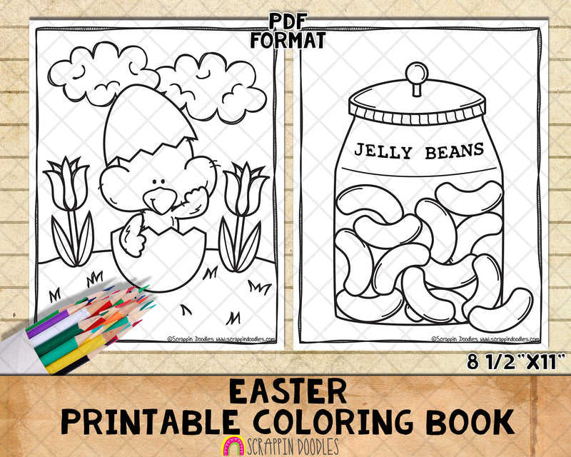 Jelly Bean Coloring Page