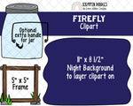 Firefly ClipArt - Hand Drawn Lightning Bug - Create an Insect Scene