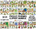 Frogs ClipArt Bundle - Frog ClipArt - Open License