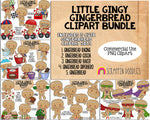 Little Gingy Gingerbread ClipArt Bundle