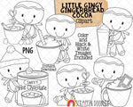 Little Gingy Gingerbread ClipArt Bundle - Commercial Use PNG