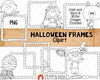 Halloween Frames ClipArt - Commercial Use PNG