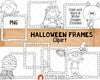 Halloween Frames ClipArt - Commercial Use PNG
