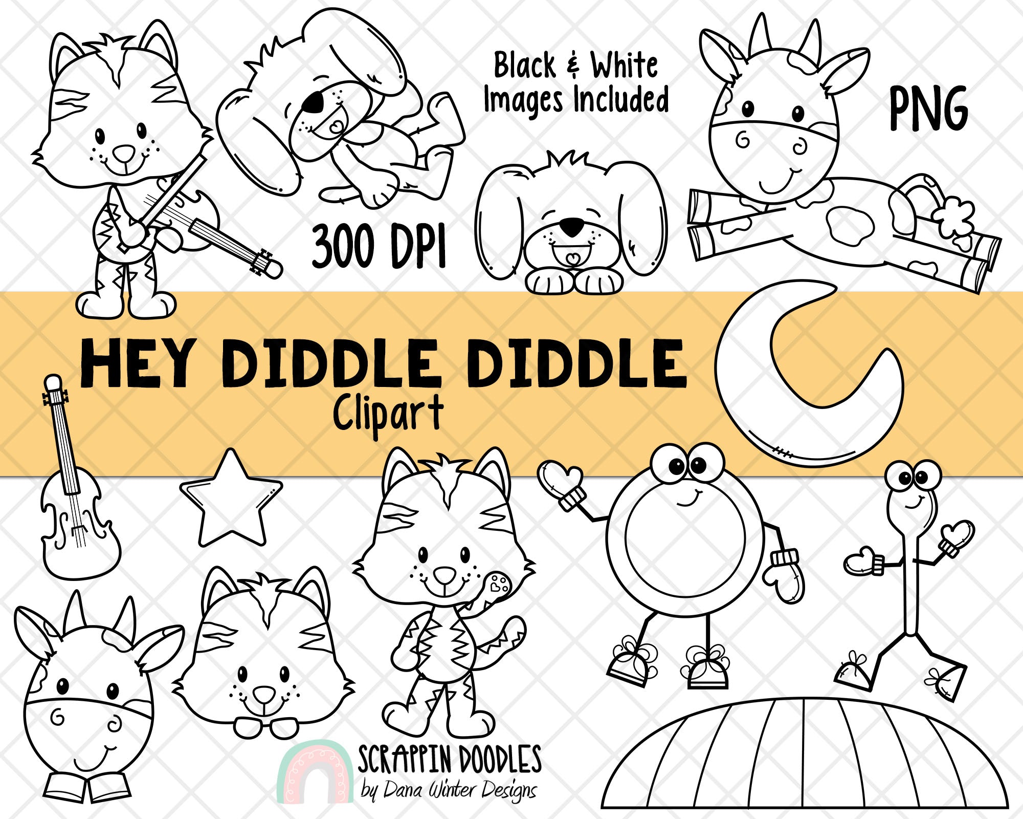Hey Diddle Diddle Clip Art Nursery Rhyme ClipArt Kids Story ClipAr Hey diddle diddle clip art nursery rhyme clipart kids story clipar