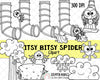 Itsy Bitsy Spider ClipArt - Nursery Rhyme ClipArt - Kids Story ClipArt - Fairy Tale Graphics - Children's Stories - Story time