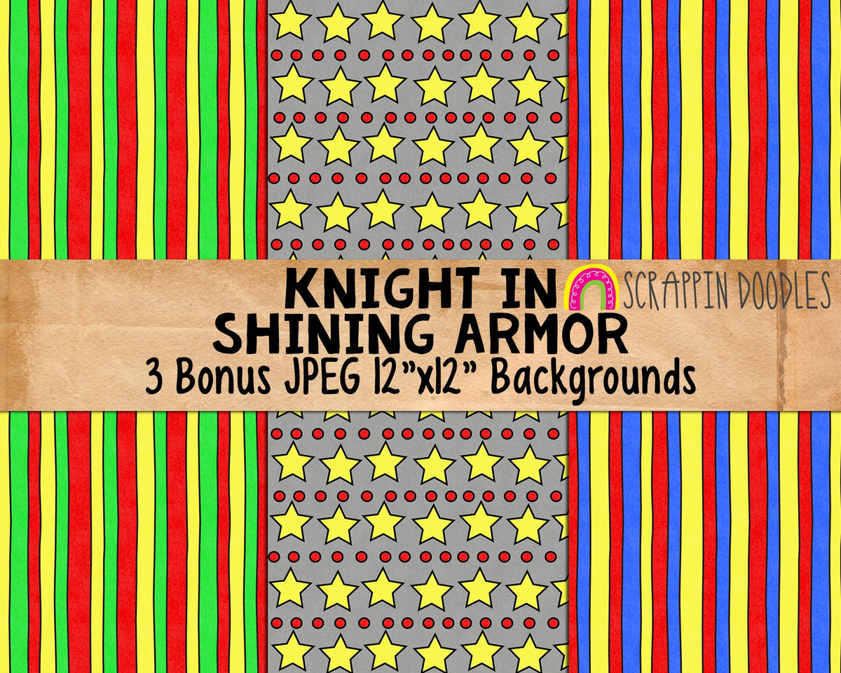 Knight In Shining Armour ClipArt - Commercial Use PNG Sublimation Graphics