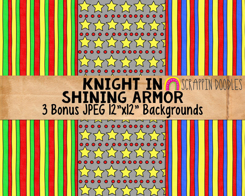 Knight In Shining Armour ClipArt - Commercial Use PNG Sublimation Graphics