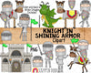 Knight In Shining Armour ClipArt - Commercial Use PNG Sublimation Graphics