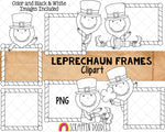 Leprechaun ClipArt Bundle - St. Patrick's Day Leprechauns - Sublimation PNG