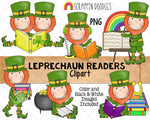 Leprechaun ClipArt Bundle - St. Patrick's Day Leprechauns - Sublimation PNG