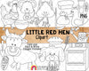 Little Red Hen ClipArt - Nursery Rhyme - Fairy Tale Graphics - Children's Stories ClipArt - Story time - Commercial Use PNG