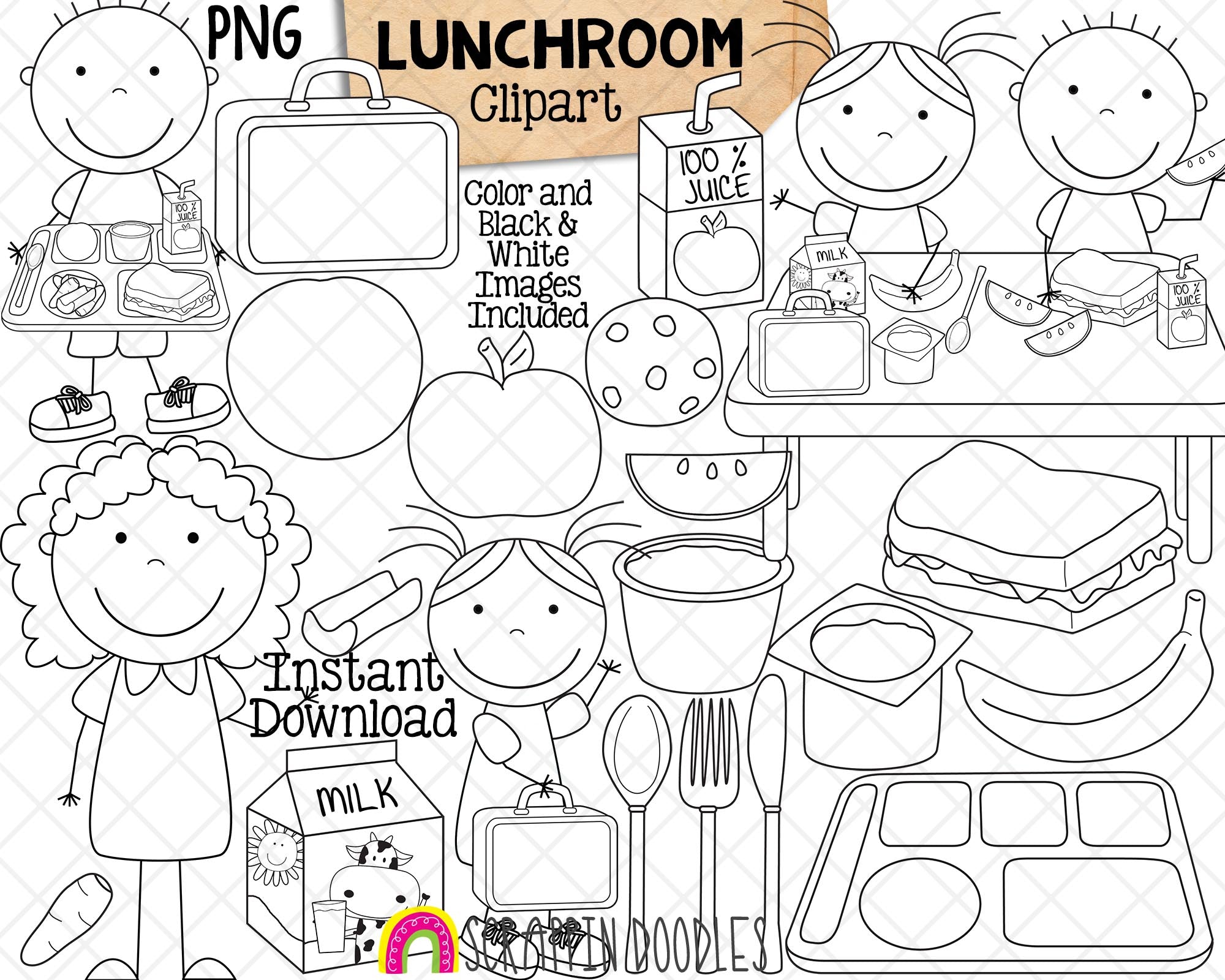 School Cafeteria Clipart
