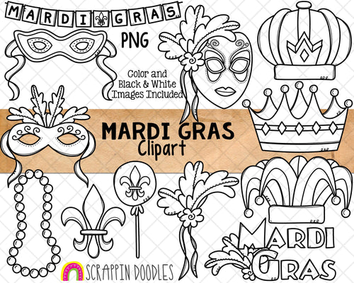 Mardi Gras ClipArt - New Orleans Party Clip Art