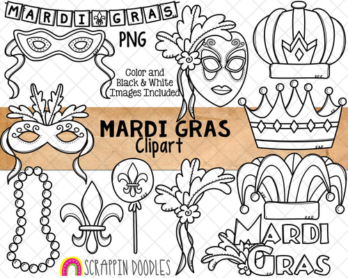 Mardi Gras ClipArt - New Orleans Party Clip Art