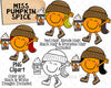 Miss Pumpkin Spice PNG ClipArt - Pumpkin Spice Lover - Sublimation PNG Graphics