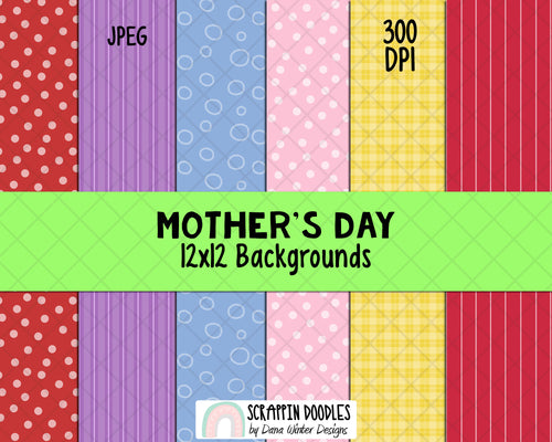 Mothers Day Clipart - Mom Clipart - Mum Clipart - Mothers Day Sublimation Designs - Mothers Day Gifts 