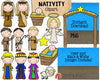 Christmas Nativity ClipArt - Christmas Baby Jesus ClipArt - Mary Joseph Nativity Scene - Create A Scene - Commercial Use PNG Sublimation