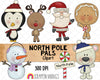 North Pole Pals Clipart BUNDLE - Christmas Clipart Bundle- Instant Download - Hand Drawn PNG