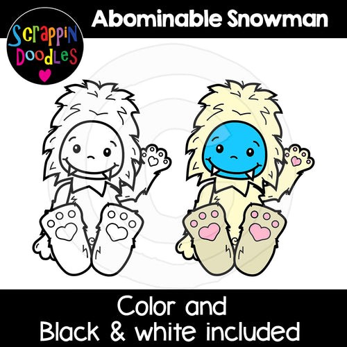 Abominable Snowman Clip Art Yeti