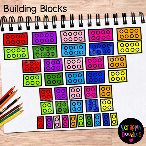 Building Blocks Clip Art Lego bricks