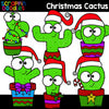 Christmas Cactus Clip Art