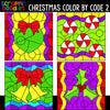 Christmas Color By Code Templates 2