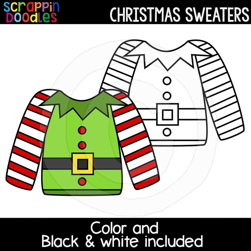 Christmas Sweaters Clip Art Ugly