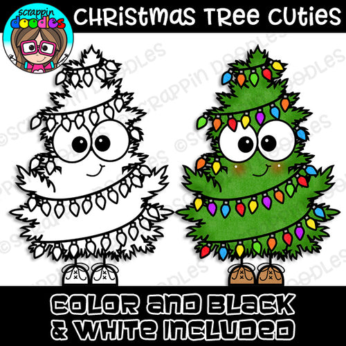 Christmas Tree Cuties Clipart